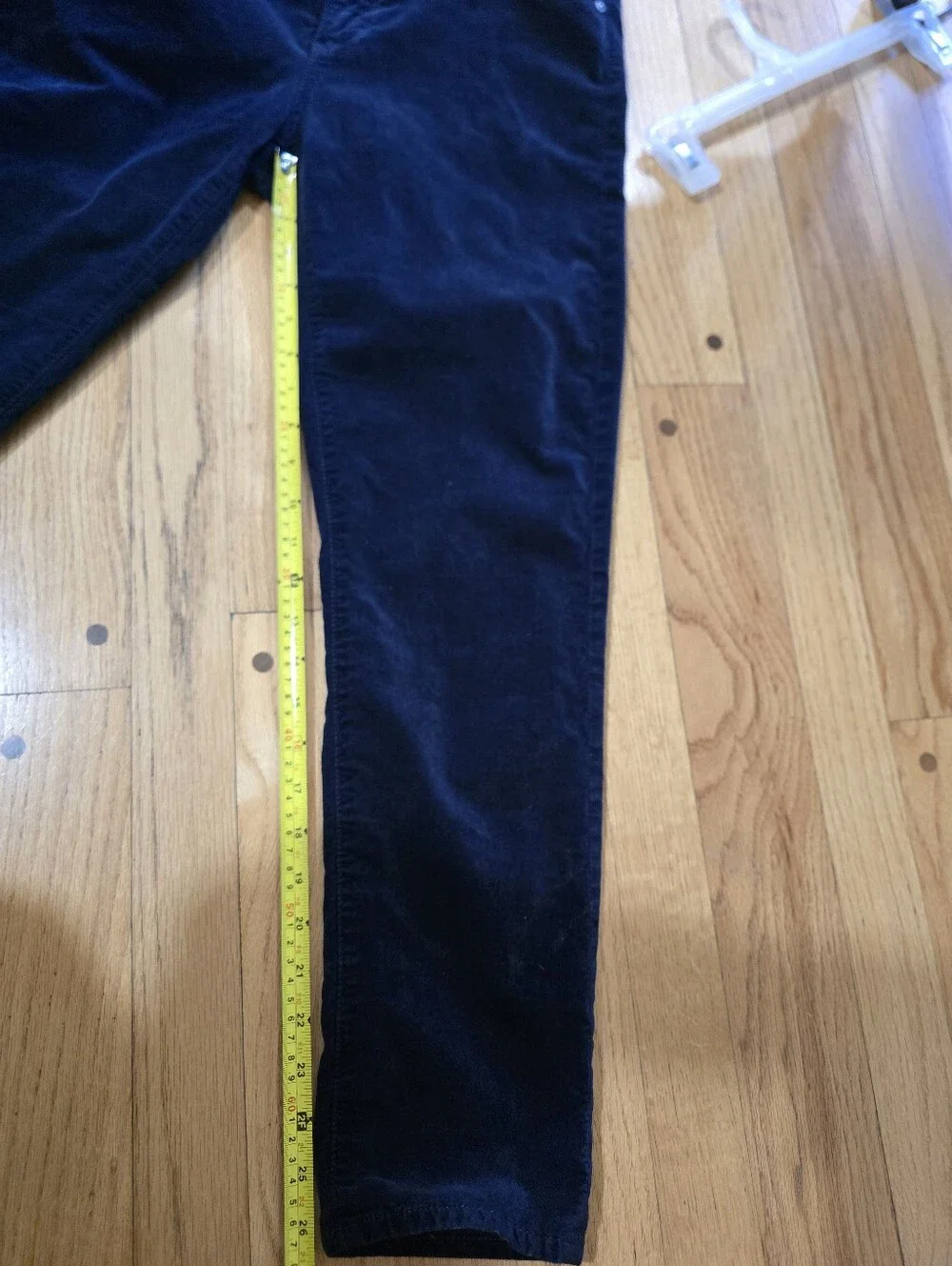 AG Adriano Goldschmied Navy Blue Stretch Skinny Pants Size 30R - Picture 12 of 13
